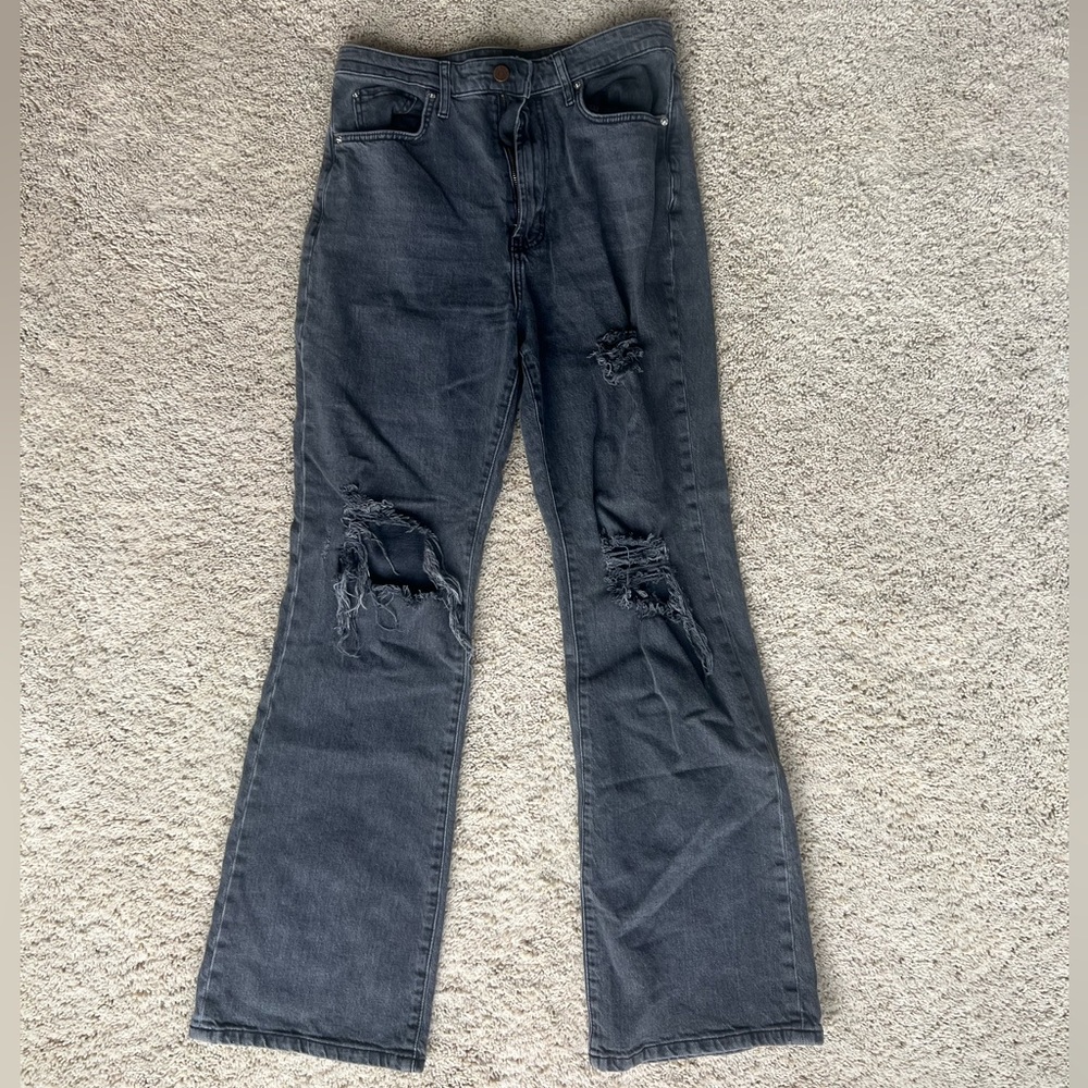 BDG Grey High Rise Stretch Flare pants